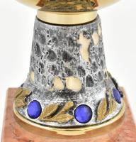 100 éves MTK jubileumára kupa, jó állapotban, m: 18,5 cm