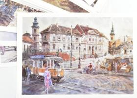 Volt egyszer egy Tabán. Zorád Ernő 36 festményének színes mása, korabeli vázlatokkal és térképpel, k...