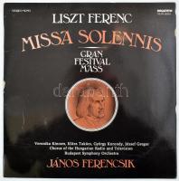 Liszt Ferenc Missa Solennis LP Ferencsik Jánossal. Hungaroton Jó állapotban
