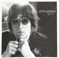 2005 John Lennon Official Calendar, fekete-fehér fotókkal illusztrált fali naptár, használt állapotban, 30x30 cm