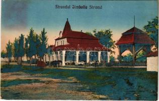 Zsombolya, Hatzfeld, Jimbolia; Strandul / Strand, vendéglő / spa, beach, restaurant (r)