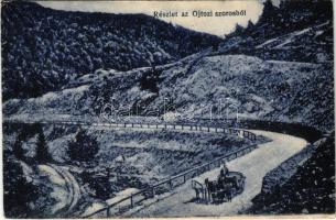 1918 Ojtoz, Ojtoztelep, Oituz; részlet az Ojtozi szorosból / Pasul Oituz / mountain pass (ragasztónyom / glue marks)