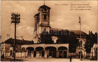 Lugos, Lugoj; Biserica Greco-Orientala / Gr. or. rumänische Kirche / Román ortodox templom. Auspitz Adolf kiadása / Romanian Orthodox church (EK)