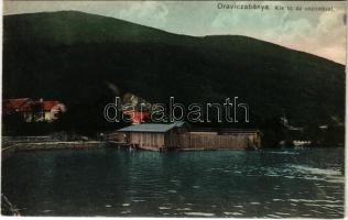 1915 Oravicabánya, Oravica, Oravicza, Oravita; Kis tó az uszodával. Weisz Félix kiadása / lake, swimming pool (EK)