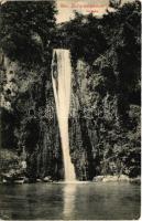 1912 Rév, Körösrév, Vad, Vadu Crisului; Révi vízesés a Zichy cseppkőbarlangnál. Az EKE kiadása / waterfall (EK)