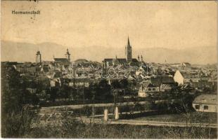 1912 Nagyszeben, Hermannstadt, Sibiu; látkép / general view (Rb)