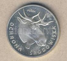 Lengyelország 1977. 100Zl Ag "Bölény" próba T:PP Tanúsítvánnyal!