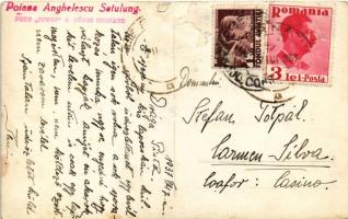 1937 Hosszúfalu, Satulung (Négyfalu, Sacele); Poiana Anghelescu / látkép / general view. Foto "...