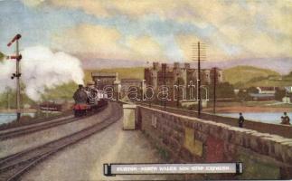 Euston-North Wales express locomotive