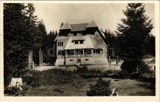 Hargitafürdő, Hargitha-Bai; Uz Bence menedékház / spa, tourist house (fa)