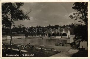 1943 Aknasugatag, Ocna Sugatag; fürdő / spa, swimming pool, bath (fa)