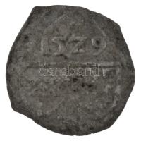 Ausztria 1529. 1pf Ag I. Ferdinánd (0,33g) T:XF Austria 1529. 1 Pfennig Ag Ferinand I (0,33g) C:XF