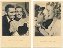 SZÍNÉSZNŐK, SZÍNÉSZ - 8 db régi külföldi képeslap / ACTRESSES, ACTOR - 8 pre-1945 non-Hungarian post...