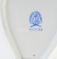 Herendi Rotschild mintás tálka. Kézzel festett, jelzett, kopással. 15x10 cm