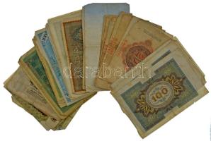 Németország ~1910-1920. 50 darabos vegyes német bankjegy tétel (10xklf) T:F,VG közte tűlyuk, folt, s...