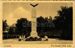 1940 Veszprém, 31-es honvéd-Hősök szobra, emlékmű (EK)