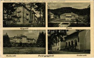 1943 Parád, gyógyfürdő, gyógyszálló, kaszinó, kastély szálló, Erzsébet szálló (EK)