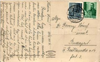 1943 Parád, gyógyfürdő, gyógyszálló, kaszinó, kastély szálló, Erzsébet szálló (EK)