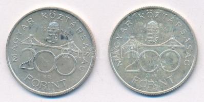 1994. 200Ft "Deák" (2x) T:AU,XF Adamo F13.1