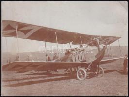 cca 1914 Német katonai repülő 9x13 cm