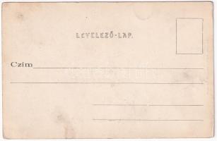 Budakesz, templom, házak, látkép Stern Jakab kiadása (EK)