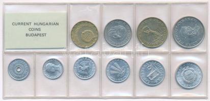1983. 2f-20Ft (10xklf) érmés forgalmi sor fóliatokban T:UNC Adamo FO16