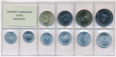 1986. 2f-20Ft (10xklf) érmés forgalmi sor fóliatokban T:UNC Adamo FO19
