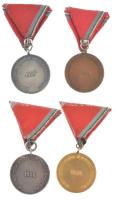 1958. "5, 10, 15 és 20 Éves Önkéntes Tűzoltói Szolgálatért / Belügyminisztérium Országos Tűzren...