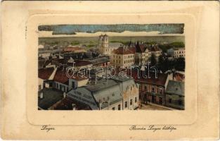 1915 Lugos, Lugoj; Román Lugos, Szidon József litográfia és könyvnyomdája, Rosenthal Adolf üzlete. W.L. Bp. 6749. Szidon József saját kiadása / shops (EB)