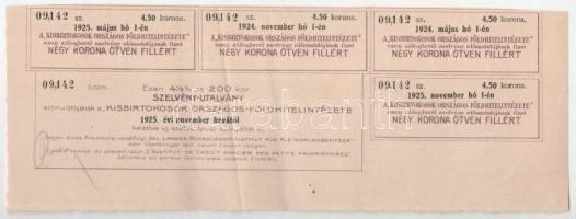 Budapest 1909. "Kisbirtokosok Országos Földhitelintézete" 4 1/2%-os záloglevele 200K-ról, ...