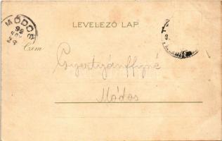 1899 (Vorläufer) Temesvár, Timisoara; Józsefváros, Zárda. Corvina könyvkereskedés kiadása / Kloster ...