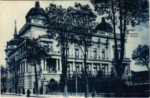 Belgrade, Beograd; Királyi palota. Vasúti Levelezőlapárusítás / Königl. Palais / royal palace