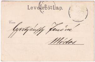 1899 (Vorläufer) Temesvár, Timisoara; Józsefváros, Küttl tér. Uhrmann Henrik kiadása / Iosefin, squa...