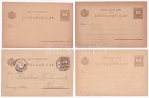 Ezredéves Kiállítás - 31 db díjjegyes művész képeslap jó minőségben: 1 db 5 Krajcáros piros Ga. (töb...