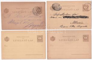 Ezredéves Kiállítás - 31 db díjjegyes művész képeslap jó minőségben: 1 db 5 Krajcáros piros Ga. (töb...