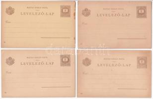 Ezredéves Kiállítás - 31 db díjjegyes művész képeslap jó minőségben: 1 db 5 Krajcáros piros Ga. (töb...