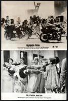 Hibás filmfotók tétele, cca 1988 előtt készült külföldi filmek egy-egy jelenete, 33 db vintage produ...