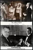 Hibás filmfotók tétele, cca 1988 előtt készült külföldi filmek egy-egy jelenete, 33 db vintage produ...