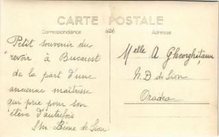 Bucharest, Bukarest, Bucuresti, Bucuresci; street view in winter. photo (cut)