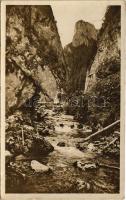 1943 Békás-szoros, Cheile Bicazului; Oltár-kő / Piatra Altarului / rock, mountain pass, gorge (EK)