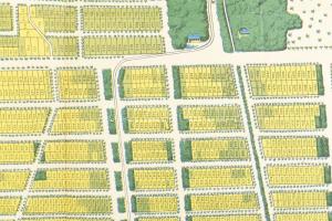 cca 1930 A gróf Nádasdy uradalmának Velencetavi Agárd fürdőtelep felparcellázása. Térkép illusztrált...