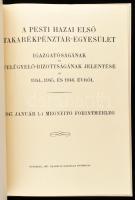 1947 Pesti Hazai Első Takarékpénztár-Egyesület igazgatóságának és felügyelő-bizottságának jelentése ...