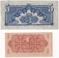 Csehszlovákia 1944. 1K + 5K + 20K + 100K Masarykot ábrázoló "E" jelzésű bélyeggel T:F
Cze...