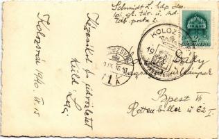 1940 Kolozsvár, Cluj; Nemzeti Színház / theatre + "1940 Kolozsvár visszatért" So. Stpl. (E...