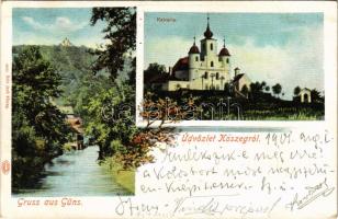 1901 Kőszeg, Grüns; Kálvária. Róth Jenő kiadása