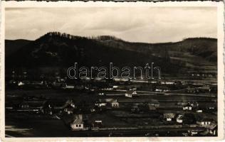 1944 Bethlen, Beclean; látkép a Béke heggyel / general view, mountain