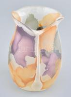 Ira kristály váza. Savmart, jelzett, hibátlan 15 cm