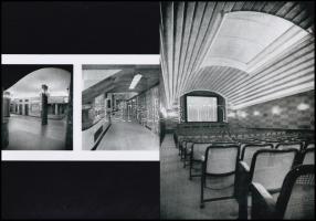 1937 Budapest, Lloyd filmszínház belső fotói, 2 db modern nagyítás, 21x15 cm és 10x15 cm