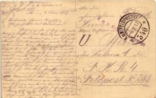 1917 WWI Russian military observation post (VKNP) of the battalion/battery commander, telephone / El...