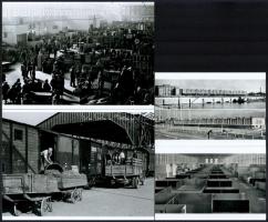 cca 1953 Budapest nagybani piac, vagy nagyvásárcsarnok, Kotnyek Antal (1921-1990) budapesti fotóripo...